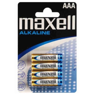 BATERIA 1.5V/AAA  MAXELL 4szt/raster AAA15